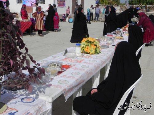 برگزاری جشنواره غذای سالم در روستای ده عبدا.. مینودشت 