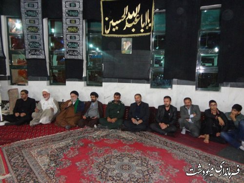 حضور فرماندار و امام جمعه درمساجد شهر وروستا های مینودشت به مناسبت هفته امربه معروف ونهی از منکر
