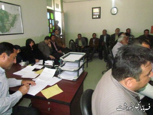 تدوین برنامه های 14 و 15 خرداد در بخش کوهسارات شهرستان مینودشت 
