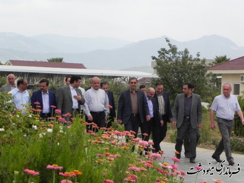 بازدید سفیر ایران در ترکمنستان از خط تولید نورد فولاد شهرستان مینودشت 