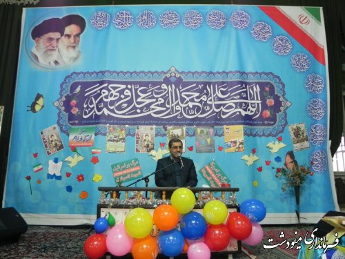 فرماندار مینودشت : پیروزی انقلاب اسلامی ایران لطف الهی  ، رهبری و وحدت مردم بود