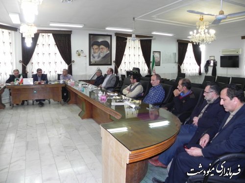 چهارمین جلسه ستاد انتخابات شهرستان مینودشت برگزار شد 