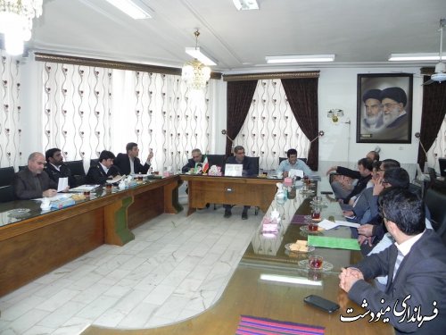 برگزاری جلسه شورای ترافیک شهرستان مینودشت 