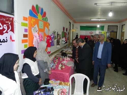 افتتاح نمایشگاه توانمندی زنان در مینودشت 