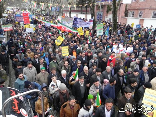 مردم شهرستان مینودشت در راهپیمایی 22 بهمن حضوری پر شور خواهند داشت 