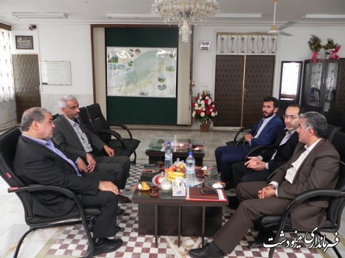 دیدار فرماندار مینودشت با مدیر کل آموزش و پرورش استان گلستان