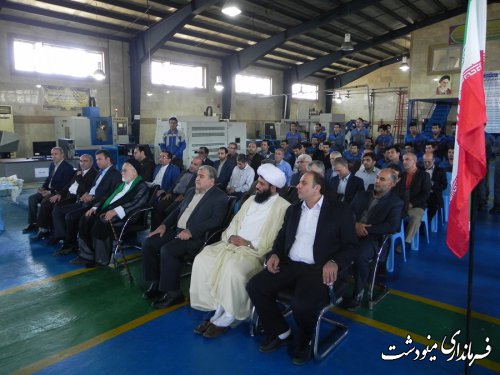 افتتاح متمرکز پروژه های عمرانی و اقتصادی شهرستان مینودشت 