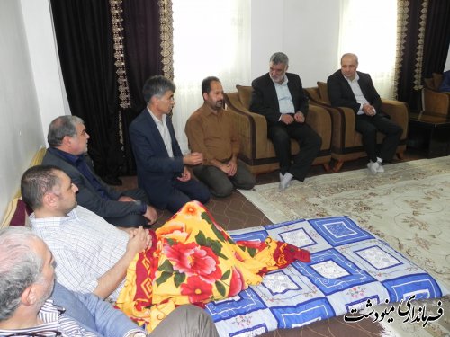 دیدار وزیر جهاد کشاورزی و استاندار گلستان از رضا بهرامی در مینودشت 
