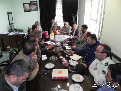 برگزاری دوازدهمین جلسه تنظیم بازار شهرستان مینودشت