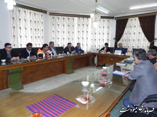 برگزاری جلسه هماهنگی امور ترافیکی شهرستان مینودشت 