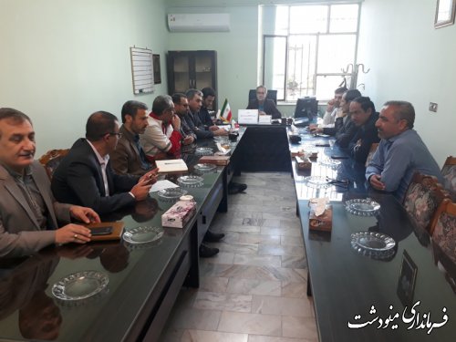 جلسه شورای هماهنگی امور ترافیکی شهرستان مینودشت برگزار شد 