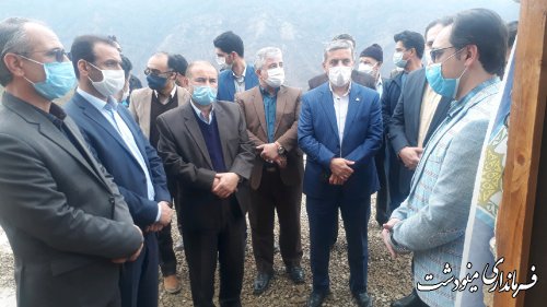 افتتاح بوم گردی بهشت در روستای ریگ چشمه