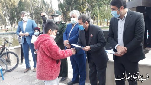 همایش دوچرخه سواری به مناسبت سالگرد شهادت سردار دلها در شهرستان مینودشت برگزار شد