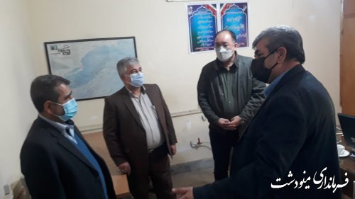 بازدید سرزده فرماندار از ادارات اوقاف، دامپزشکی و بنیاد مسکن انقلاب اسلامی