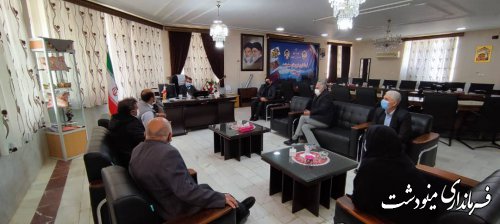 ملاقات عمومی سرپرست فرمانداری شهرستان مینودشت با مردم برگزار شد