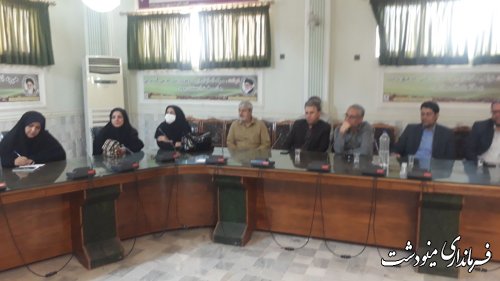 شورای هماهنگی مبارزه با مواد مخدر شهرستان مینودشت برگزار شد