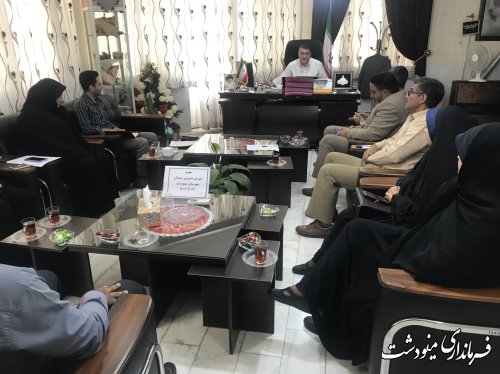 جلسه شورای مشورتی شهرستان مینودشت برگزار شد