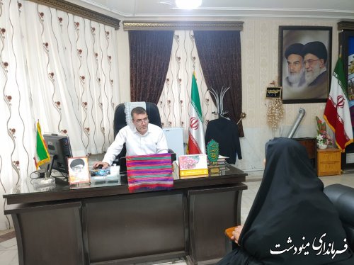 ملاقات عمومی فرماندار با مردم شریف شهرستان مینودشت
