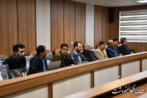 جلسه شورای آموزش و پرورش در شهرستان مینودشت برگزار گردید