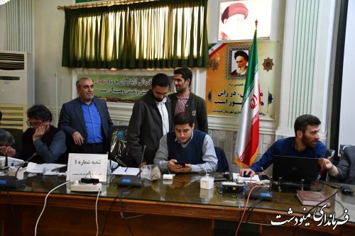دومین مانور آمادگی برگزاری انتخابات در فرمانداری شهرستان مینودشت برگزار گردید